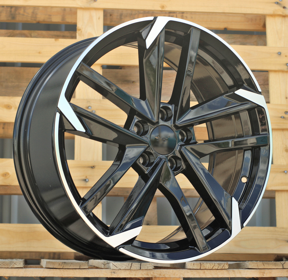 Jante Peugeot 17x7,5 ET44 5x108 - Black Polished