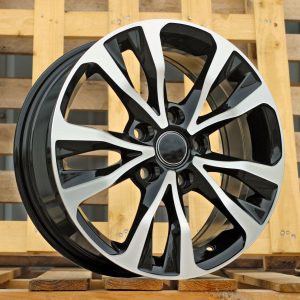 Jante Toyota 16x6,5 ET40 5x114,3 - Black Polished