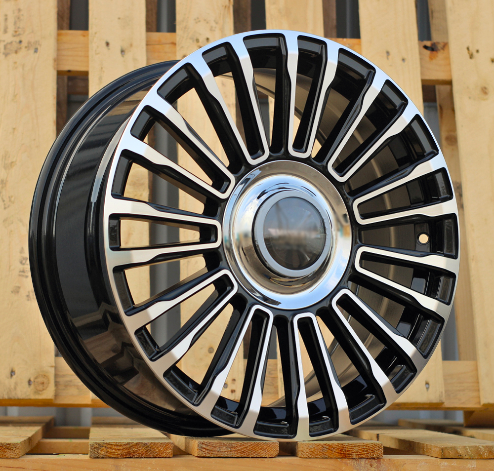 Jante RACIN 18x8 ET42 5x112|5x120 - Black Polished