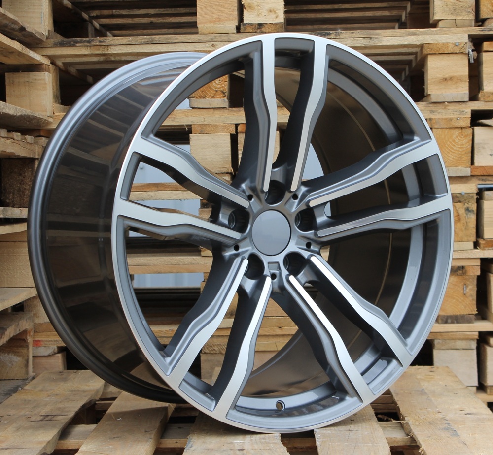 Jante BMW 19x8,5 ET30 5x120 - Grey Polished+Powder Coating