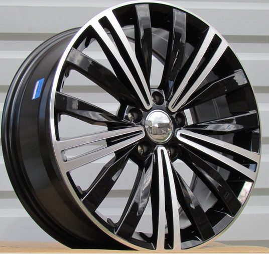 Jante Volkswagen 17x7 ET40 5x112 - Black Polished+Powder Coating