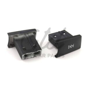 Alternative view of BOTÕES RÁDIO ''SETAS'' PRETO MATTE MERCEDES-BENZ CLASSE C E GLK W204 2009-2016 MODELO A
