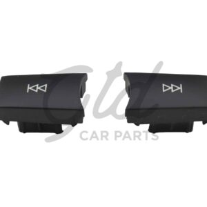BOTÕES RÁDIO ”SETAS” PRETO MATTE MERCEDES-BENZ CLASSE A B E GLA GLK ML GL CL A GLK CLS SLC MODELO C