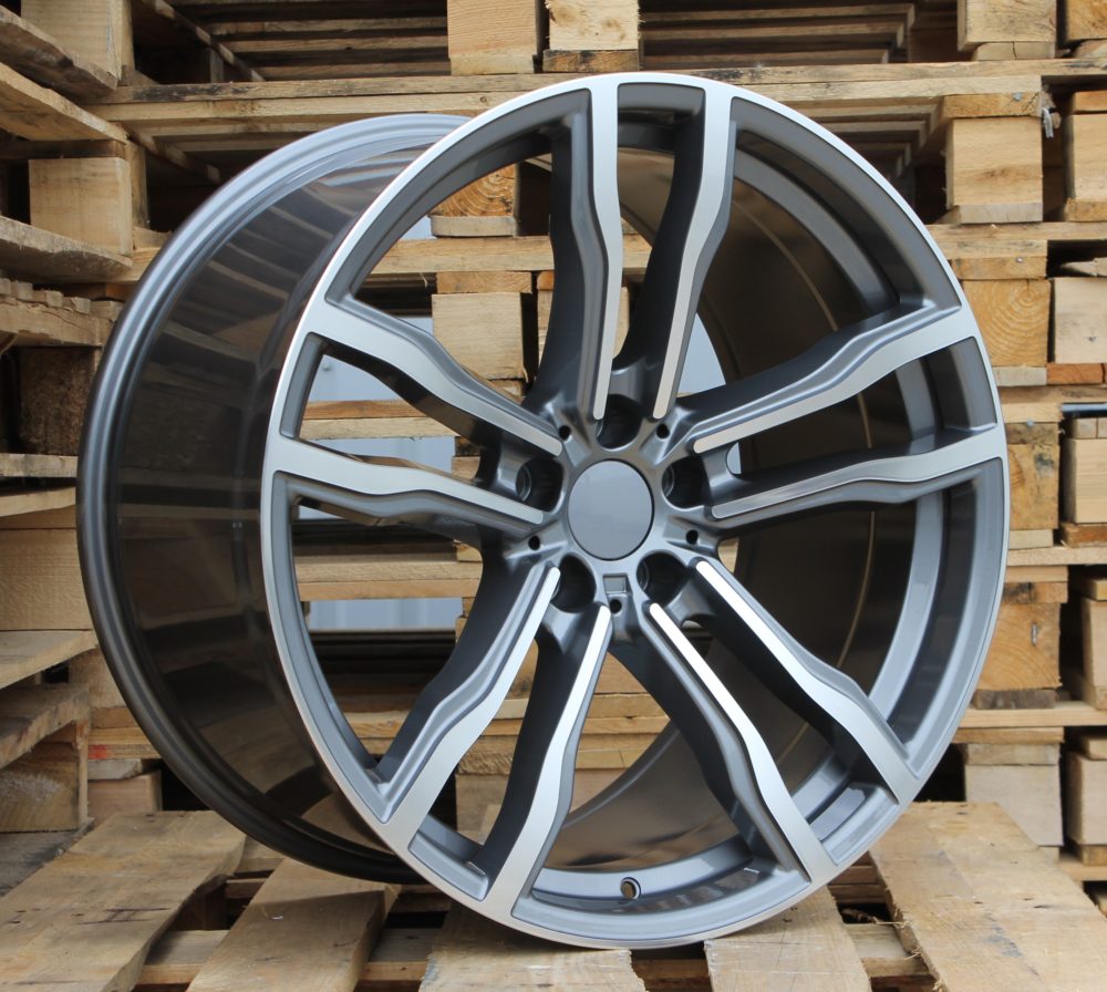 Jante BMW 21x10,5 ET45 5x120 - Grey Polished+Powder Coating