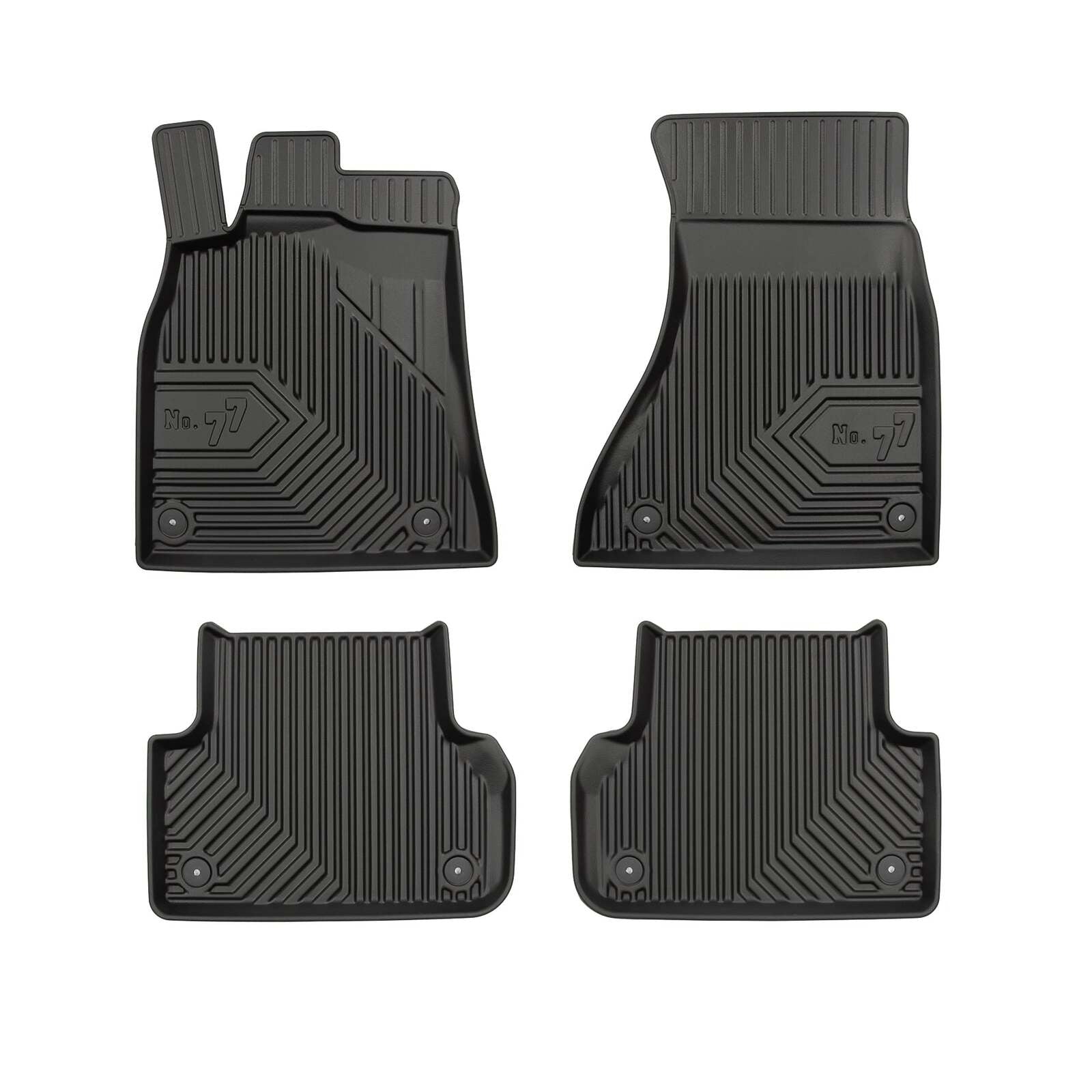 PACK 4 TAPETES BORRACHA NO.77 AUDI A5 SPORTBACK 8T 2009-2016
