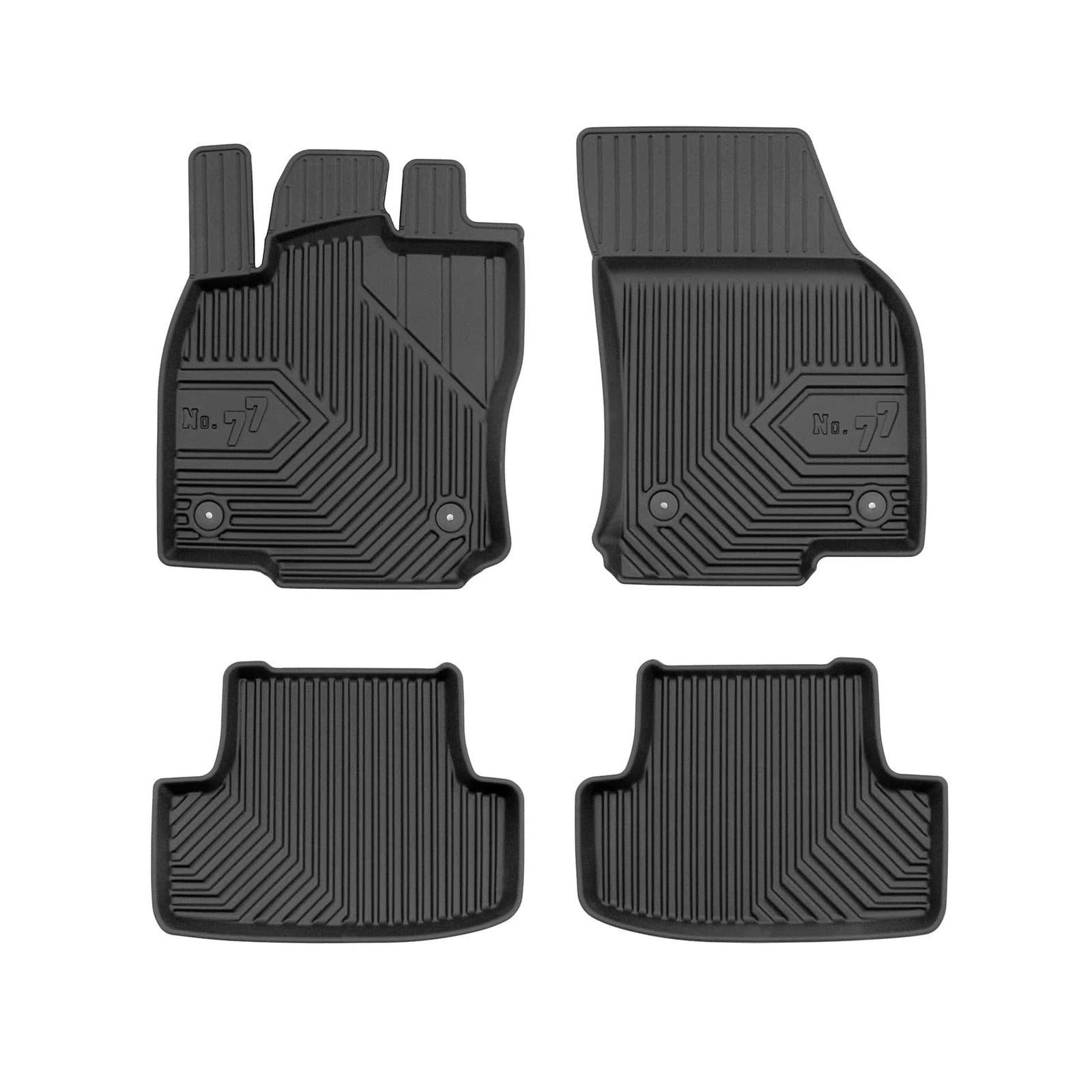 PACK 4 TAPETES BORRACHA NO.77 AUDI Q2 2016-2020 PRE-FACELIFT