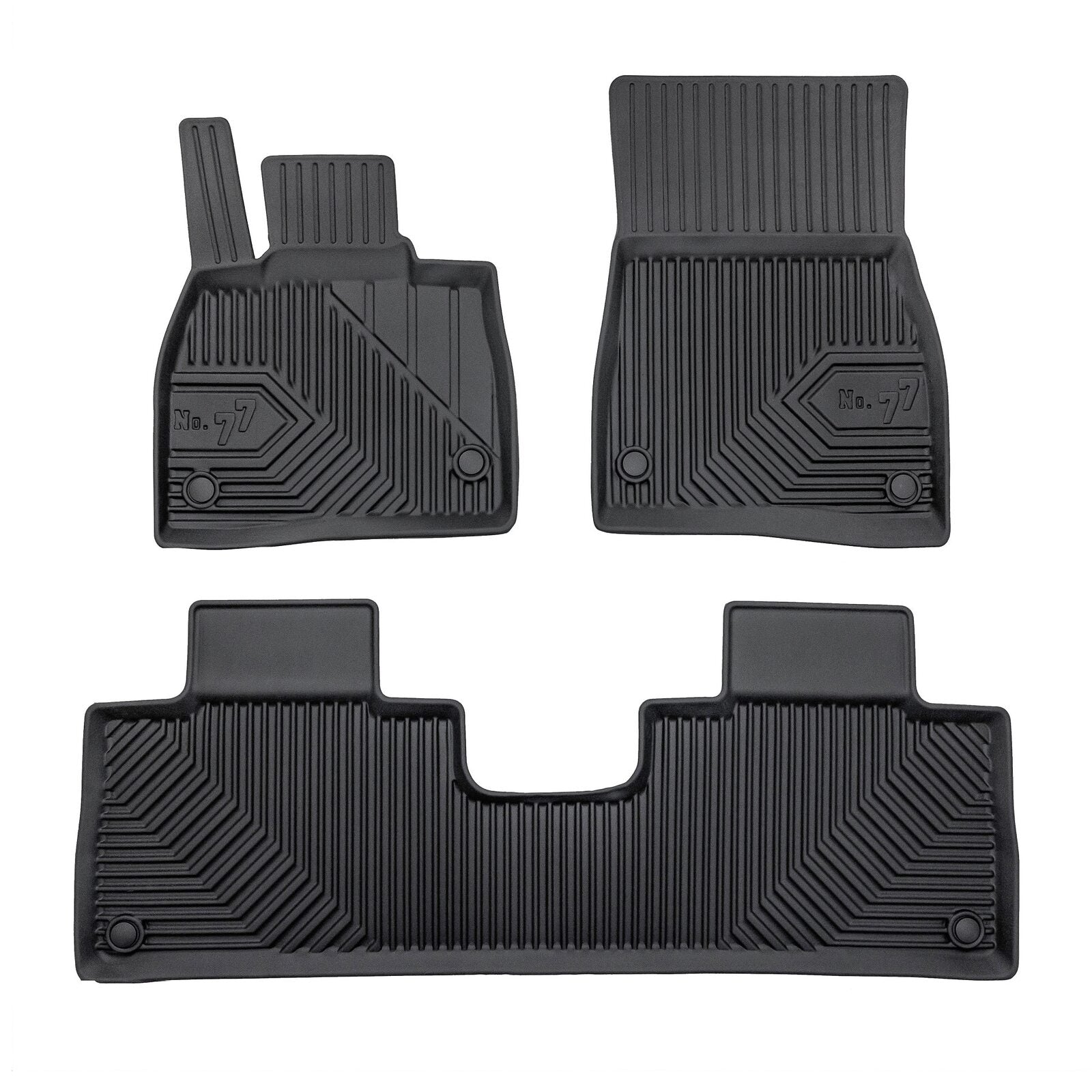 PACK 4 TAPETES BORRACHA NO.77 MERCEDES-BENZ CLASSE EQS SUV 2022->