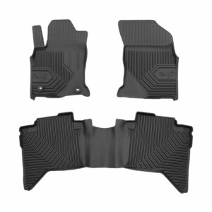 PACK 3 TAPETES BORRACHA NO.77 TOYOTA HILUX VIII 2015-2026