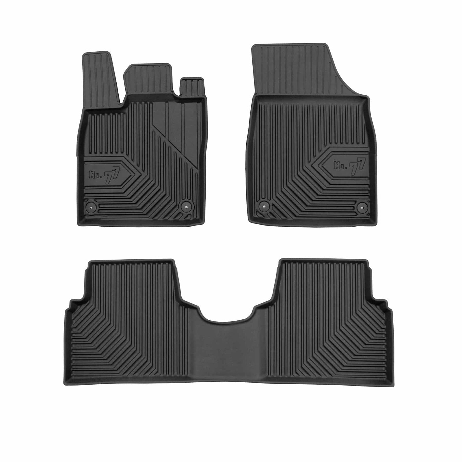 PACK 3 TAPETES BORRACHA NO.77 VOLKSWAGEN ID.3 2019->