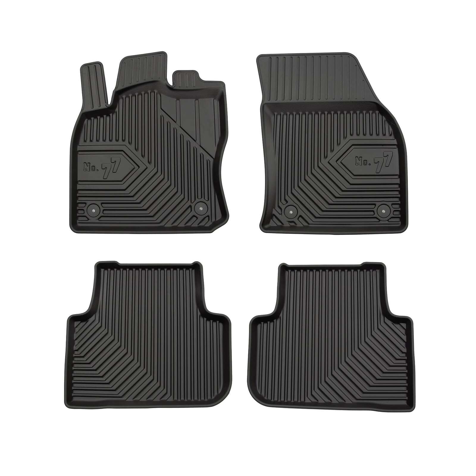 PACK 4 TAPETES BORRACHA NO.77 VOLKSWAGEN TIGUAN II 2015->