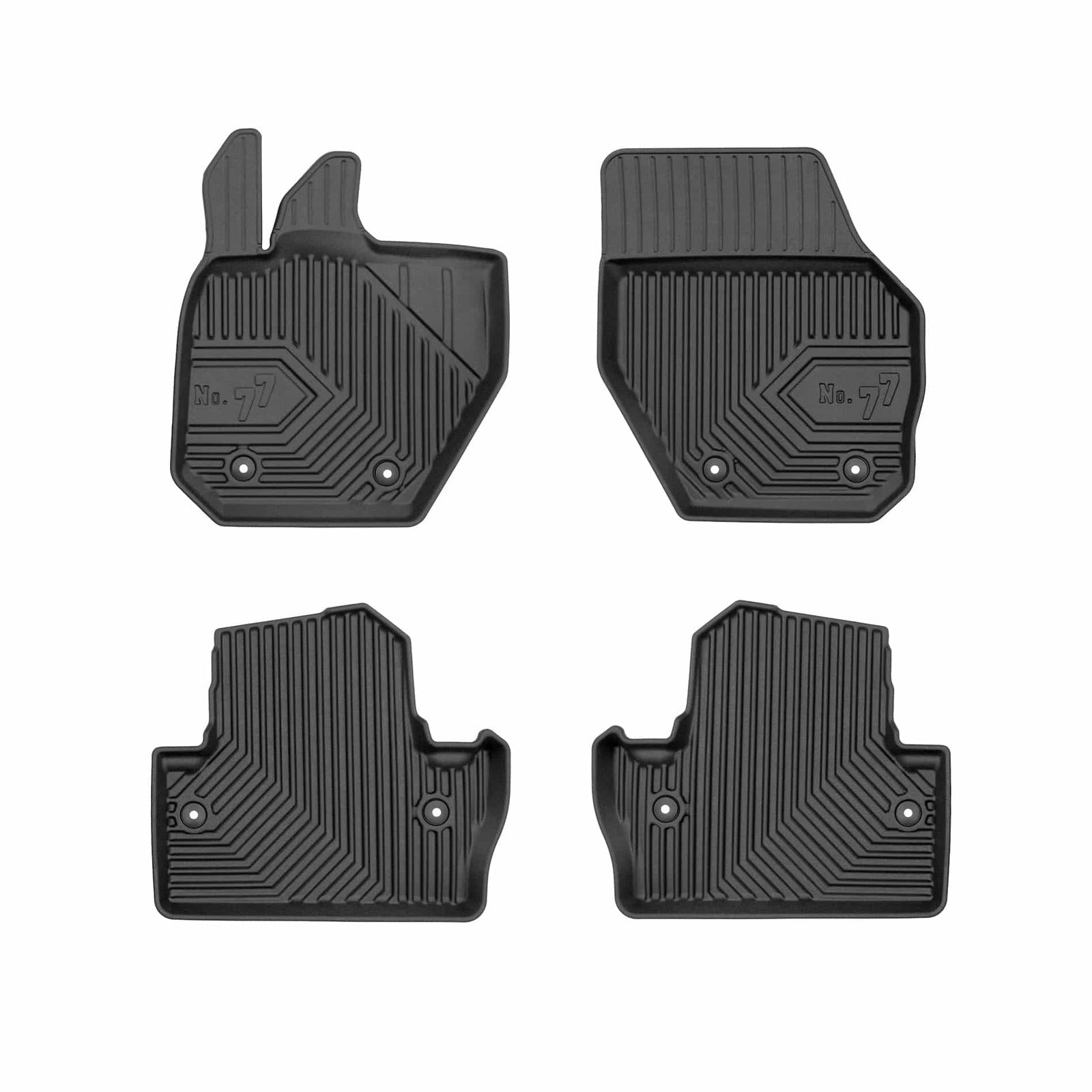 PACK 4 TAPETES BORRACHA NO.77 VOLVO V60 I 2010-2018 CARRINHA