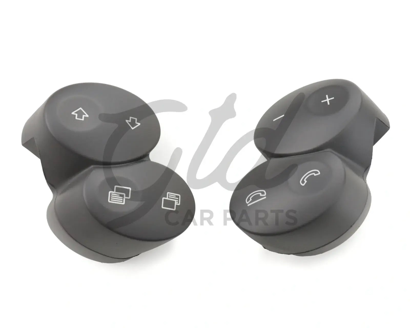 Botões Volante Cinza Escuro Mercedes-Benz Class C CLS CLK W211 W219 W209 2001-2011 - Image 2