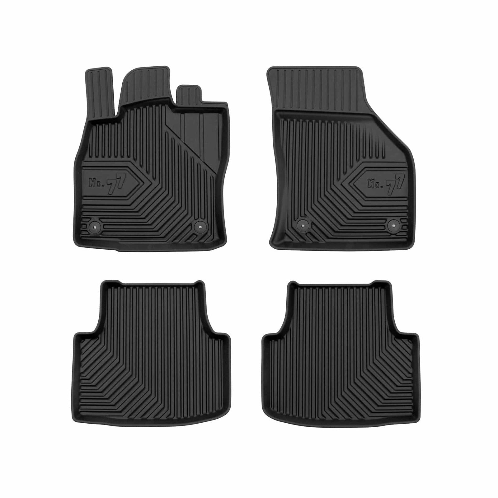 PACK 4 TAPETES BORRACHA NO.77 SEAT LEON IV 2020->