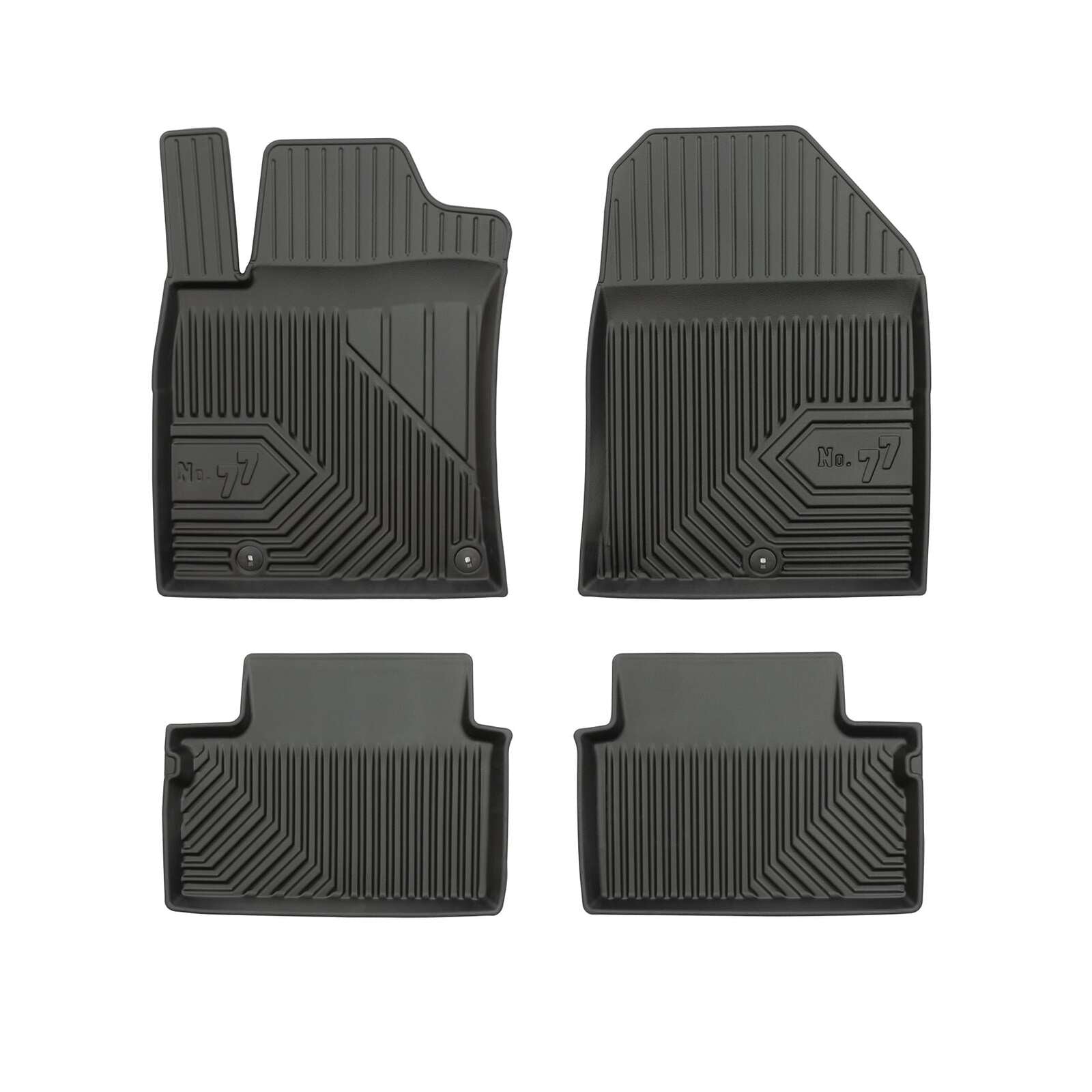 PACK 4 TAPETES BORRACHA NO.77 HYUNDAI I30 III 2017->