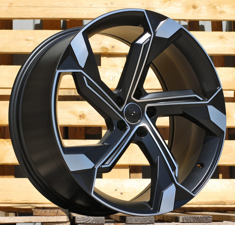 Jante Audi 21x9,5 ET36 5x112 - Black Polished Half Matt