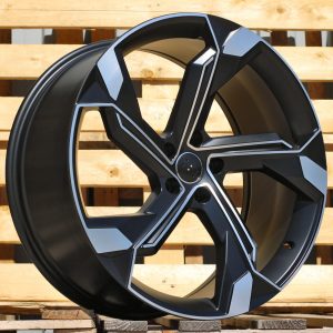 Jante Audi 22x9,5 ET36 5x112 - Black Polished Half Matt