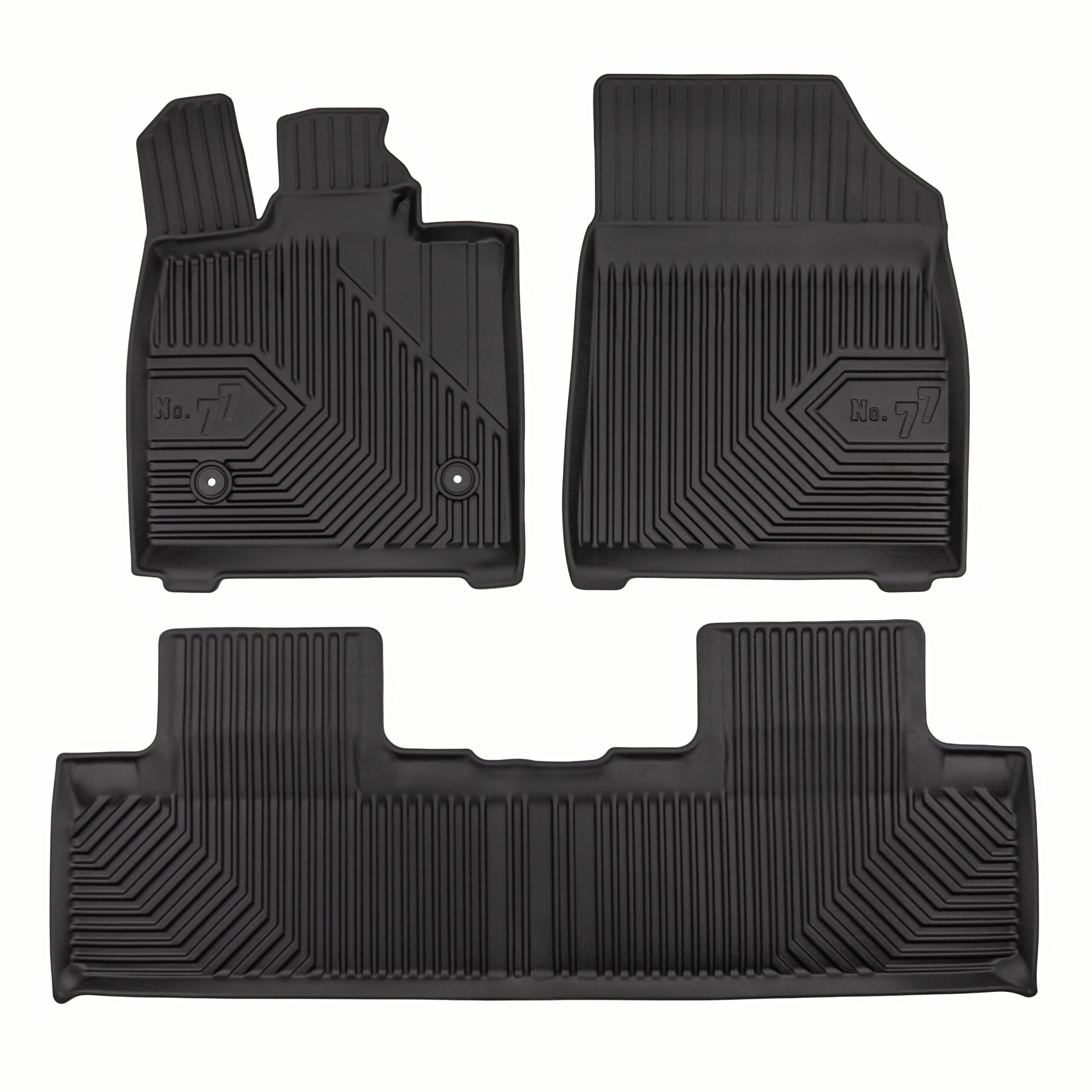 PACK 3 TAPETES BORRACHA NO.77 BYD SEAL U SUV 2024-2026