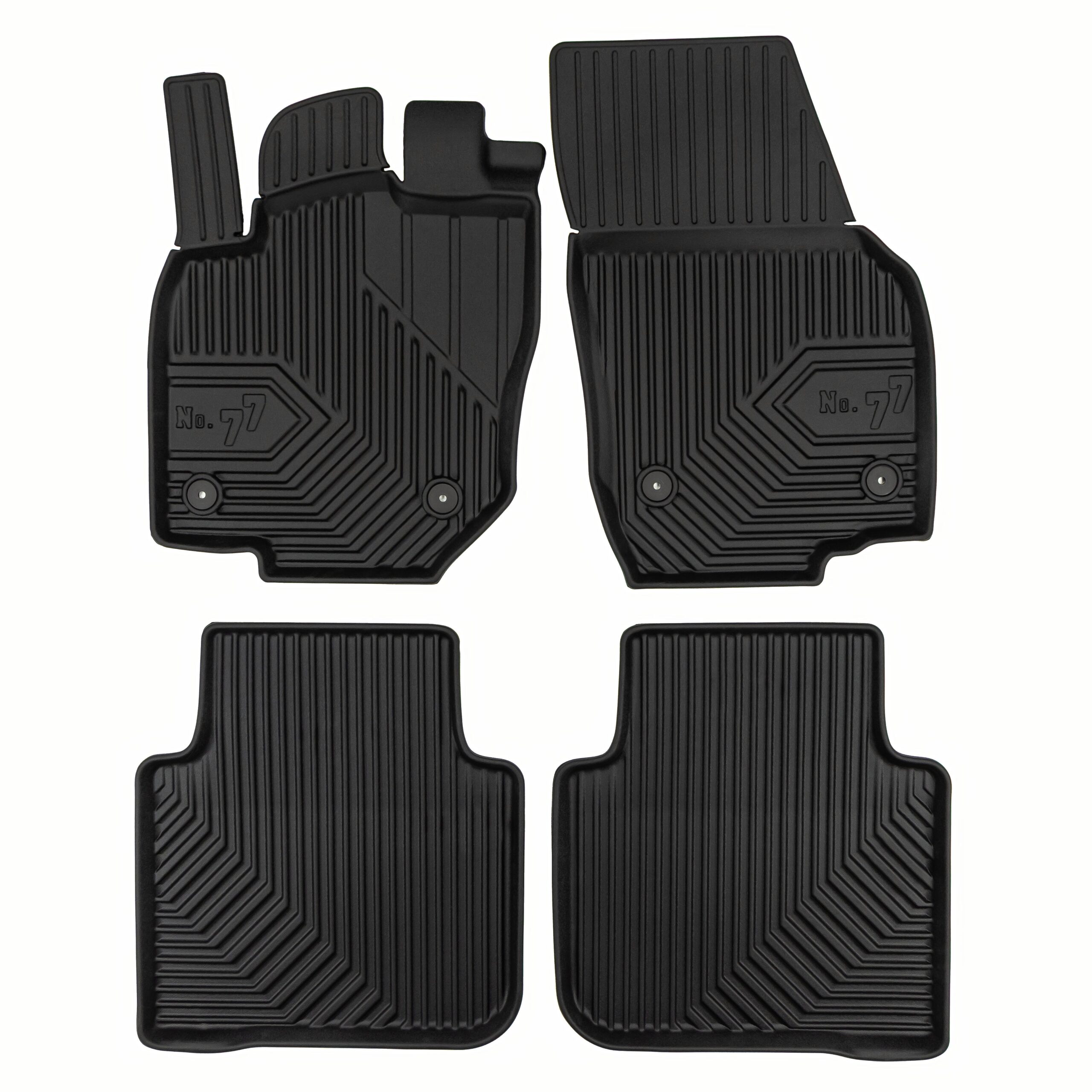PACK 4 TAPETES BORRACHA NO.77 SKODA KODIAQ II 2024->