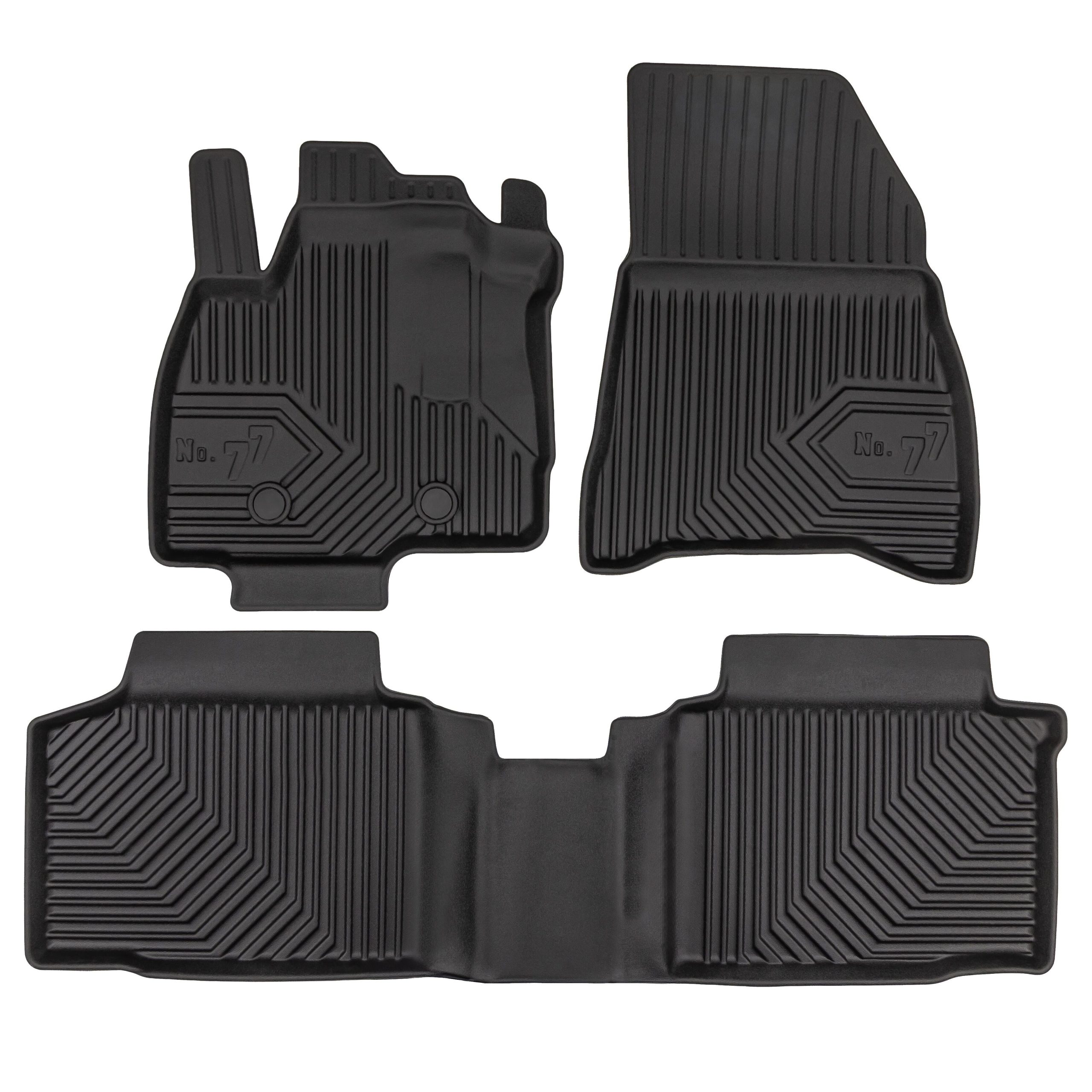 PACK 3 TAPETES BORRACHA NO.77 DACIA BIGSTER SUV HIBRIDO 2024 ->