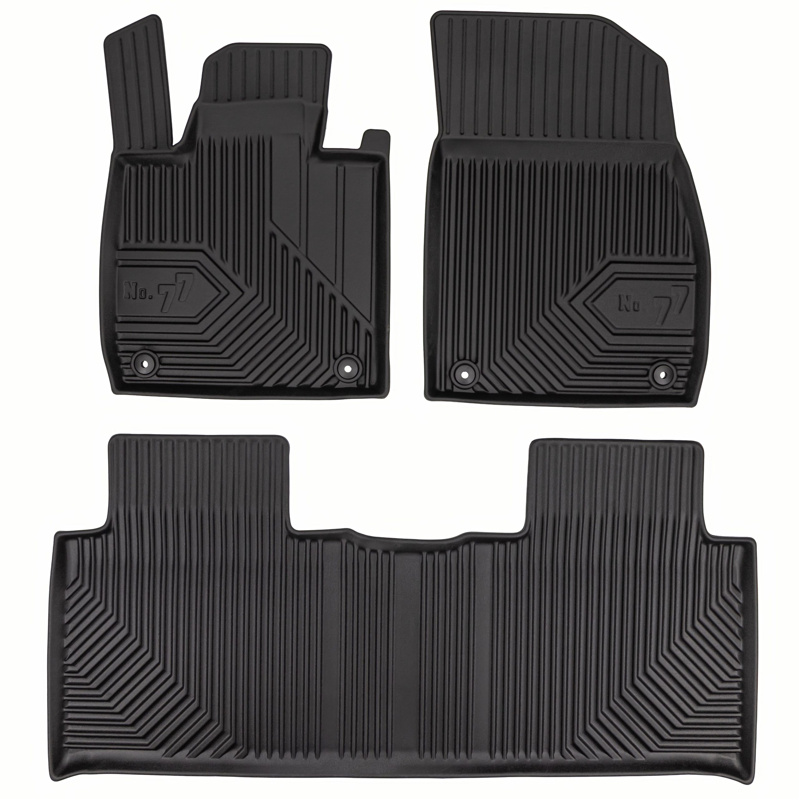 PACK 3 TAPETES BORRACHA NO.77 XPENG G6 2023-2026