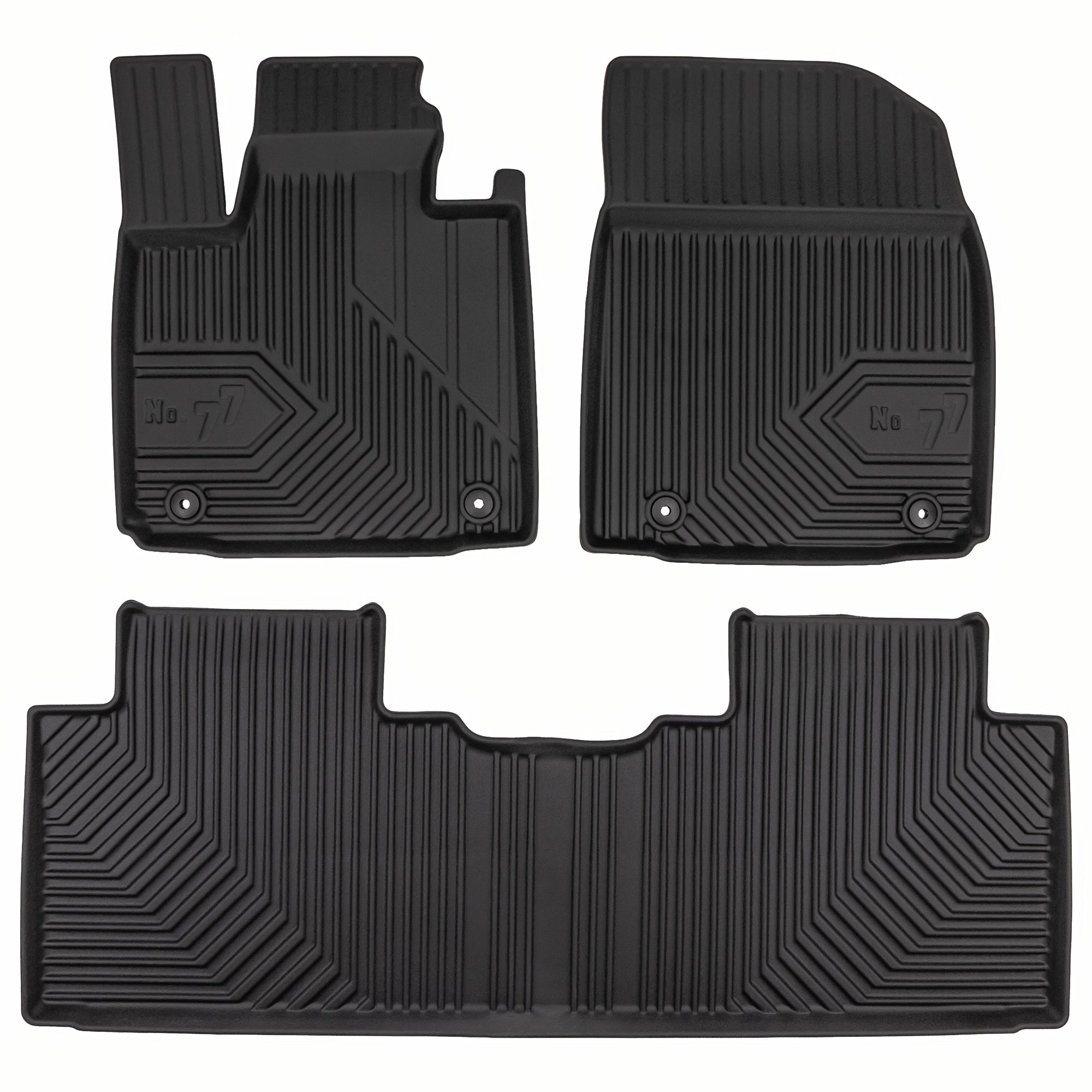 PACK 3 TAPETES BORRACHA NO.77 XPENG G9 PERFORMANCE AWD 2022-2026