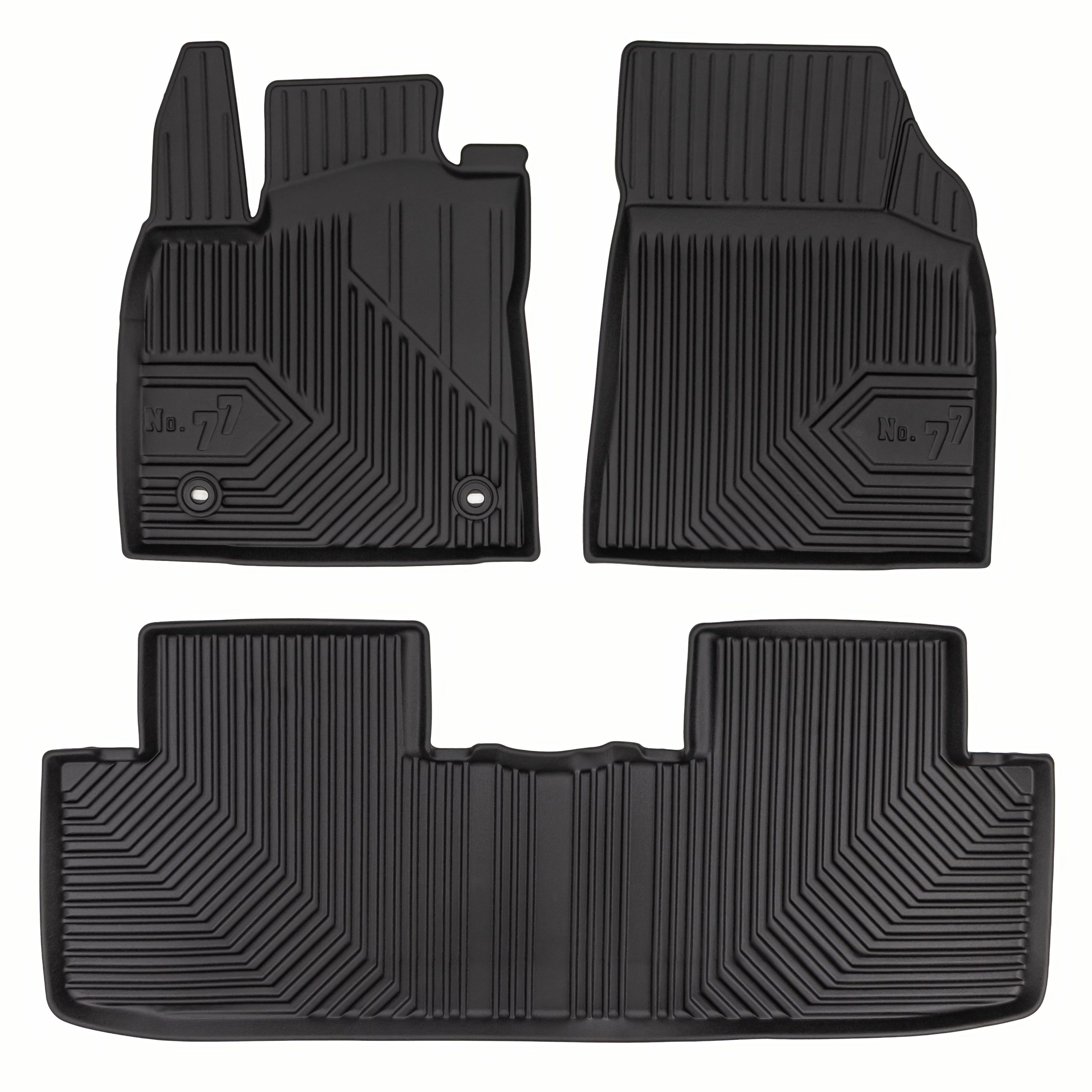 PACK 3 TAPETES BORRACHA NO.77 MG S5 EV SUV 2025->