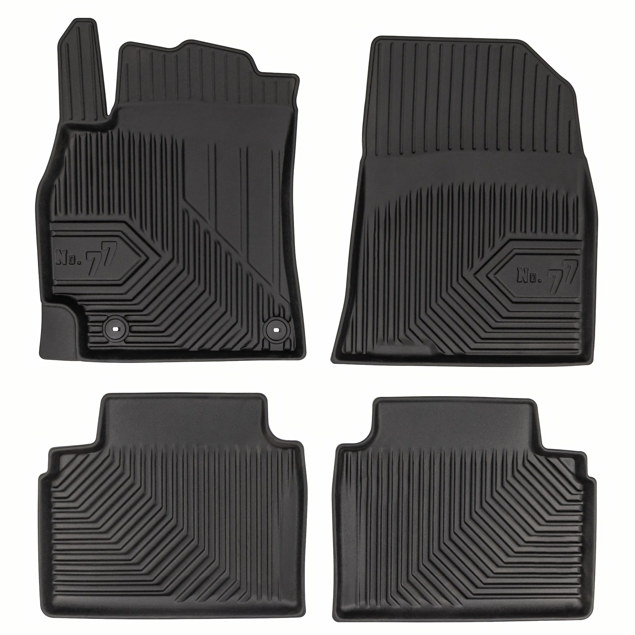 PACK 4 TAPETES BORRACHA NO.77 KIA K4 2024-2026