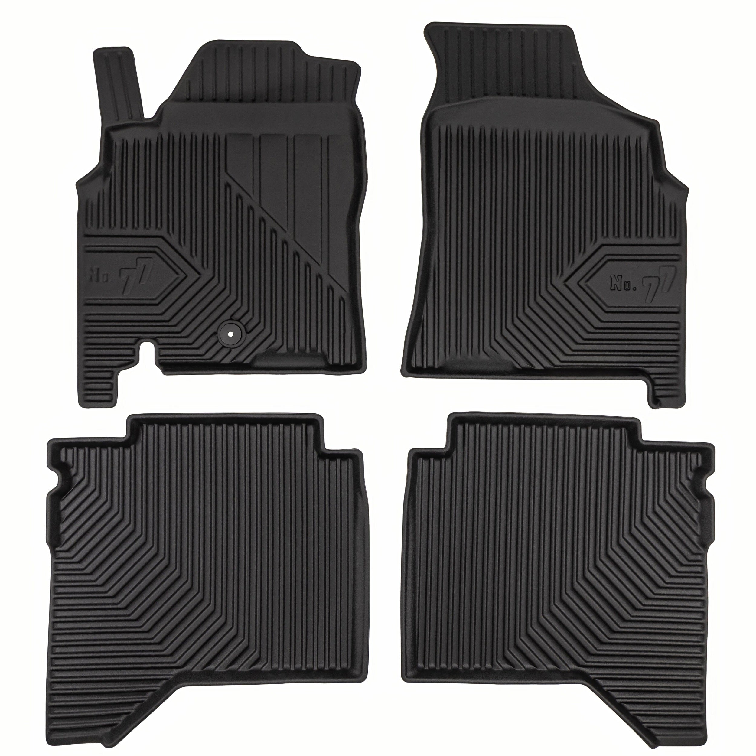PACK 4 TAPETES BORRACHA NO.77 JAC T9 PICKUP AWD 2024->