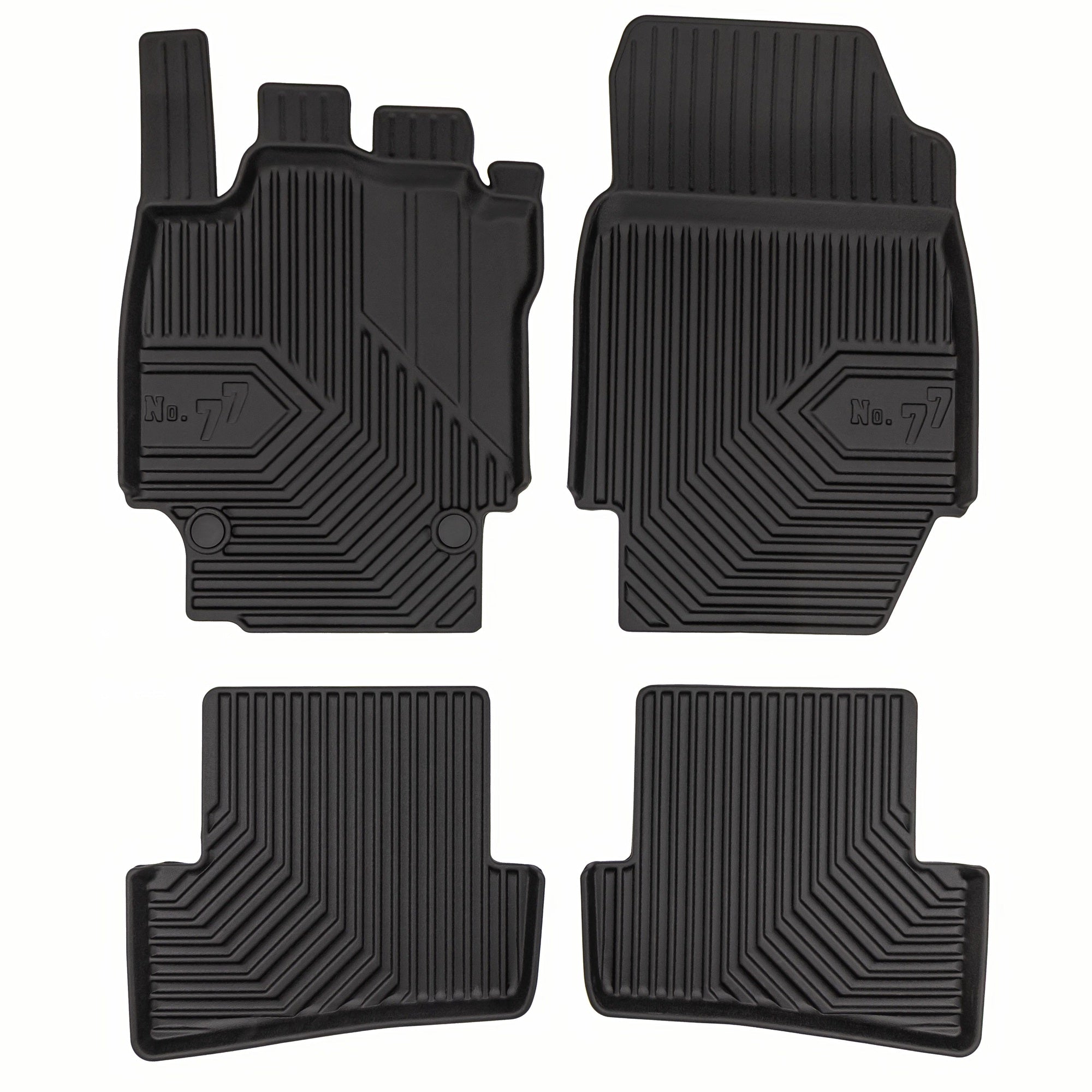 PACK 4 TAPETES BORRACHA NO.77 RENAULT CAPTUR