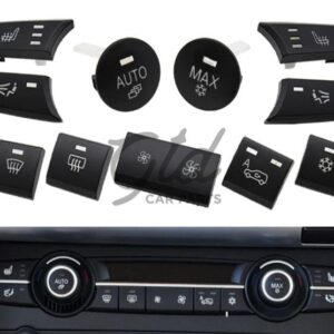 Conjunto de 11 Botões Ar Condicionado BMW X5 X6 E70 E71 E72 2007-2014
