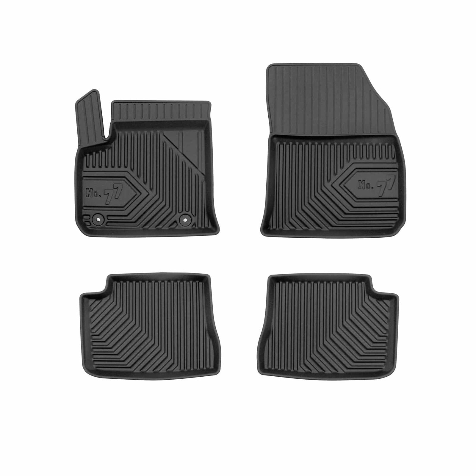 PACK 4 TAPETES BORRACHA NO.77 Opel Corsa-e 2019->