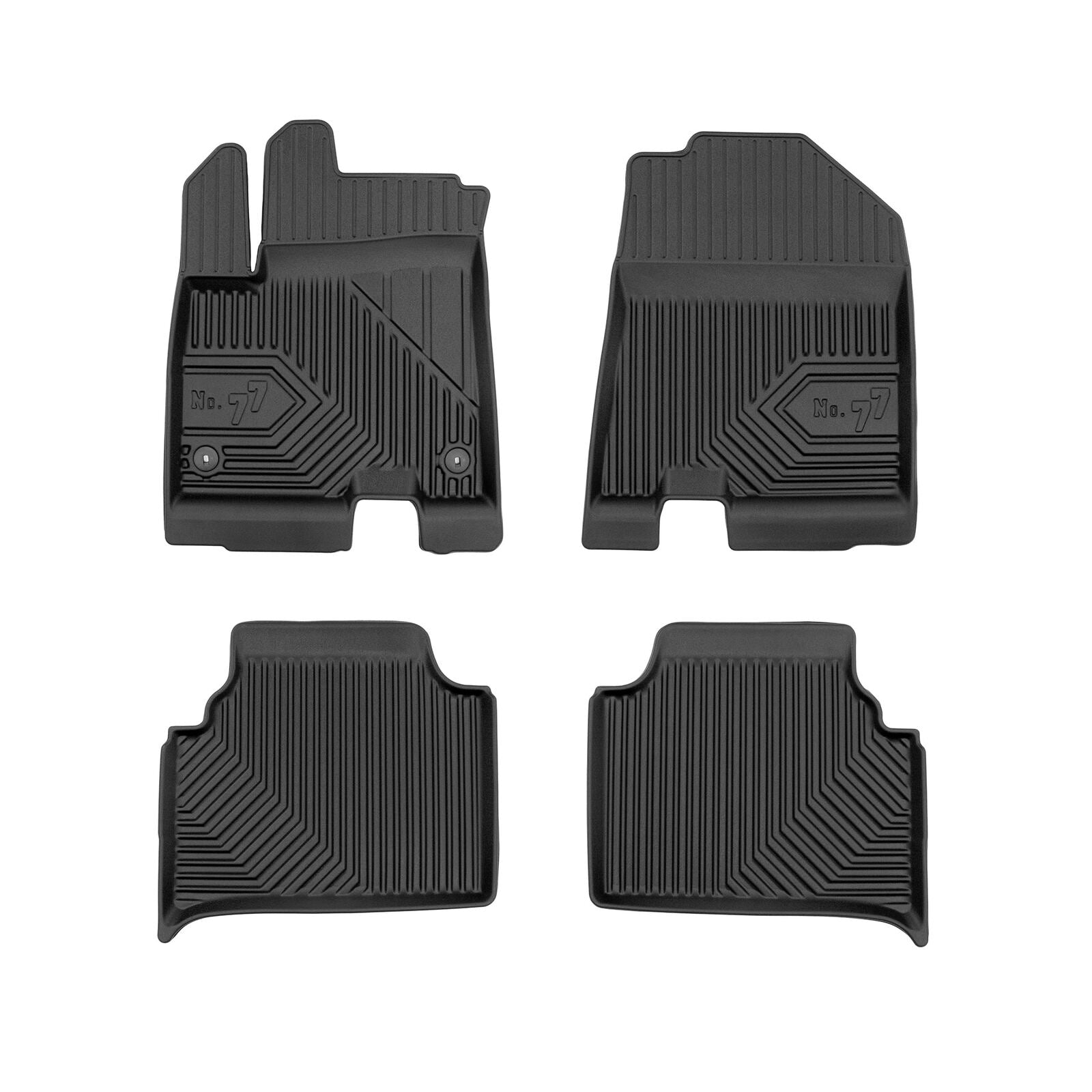 PACK 4 TAPETES BORRACHA NO.77 KIA NIRO EV I 2018-2022