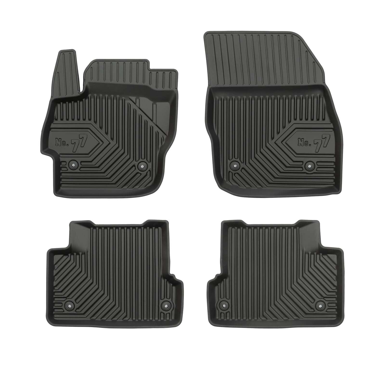 PACK 4 TAPETES BORRACHA NO.77 MAZDA 3 II 2008-2013