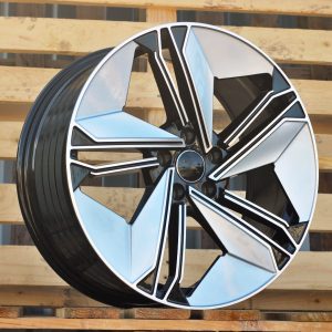 Jante Audi 19x8,5 ET35 5x112 - Silver Shining+Black