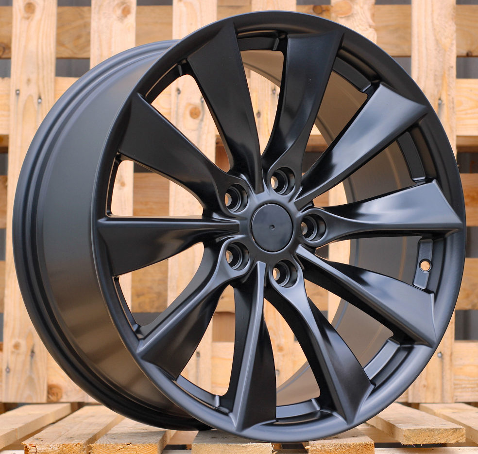 Jante Tesla 18x8,5 ET40 5x114,3 - Black Half Matt