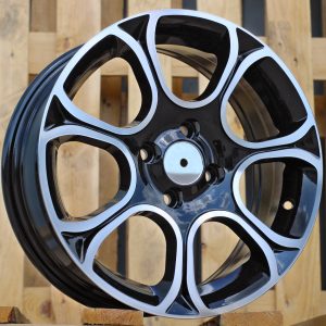 Jante FIAT 15x6 ET35 4x98 - Black Polished