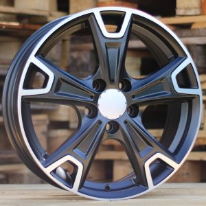 Jante RACIN 17x6,5 ET38 5x112 - Black Polished Half Matt