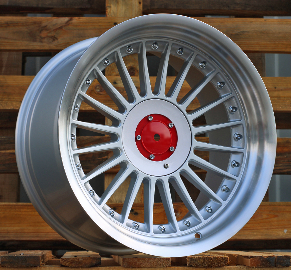 Jante BMW 17x8 ET20 5x120 - F Silver+Polished Lip