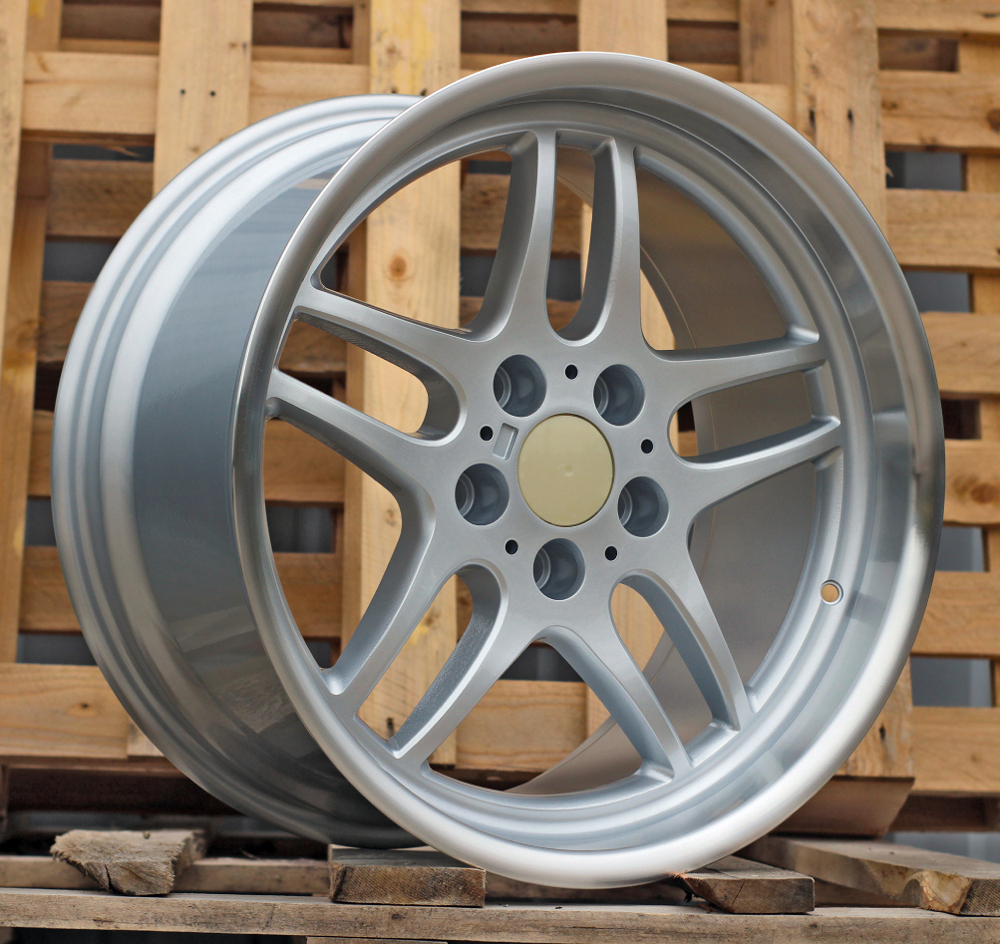 Jante BMW 18x9,5 ET20 5x120 - Silver+Polished Lip