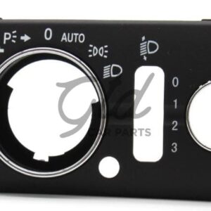 Moldura Comutador de luzes Preto Mercedes-Benz Classe E W211 2003-2008 V4