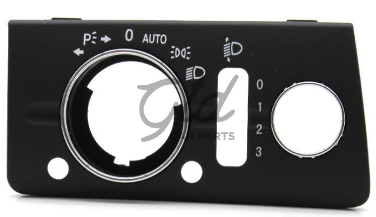 Moldura Comutador de luzes Preto Mercedes-Benz Classe E W211 2003-2008 V4