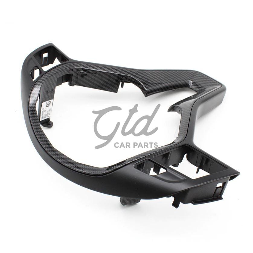 Moldura 35mm Volante Preto/Carbono Mercedes-Benz AMG Classe A B C E CLA GLA CLS W176 W246 W204 W212 2011-2019 - Image 2