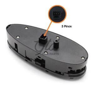Alternative view of Comutador Vidros Condutor Mercedes-Benz Classe E CLS W211 W219 2003-2009 S/Cromado