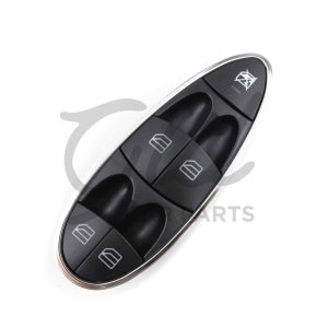 Comutador Vidros Condutor Mercedes-Benz Classe E CLS W211 W219 2003-2009 C/Cromado