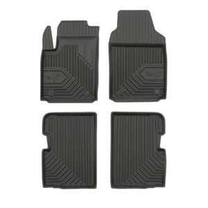 PACK 4 TAPETES BORRACHA NO.77 FIAT 500 2007->