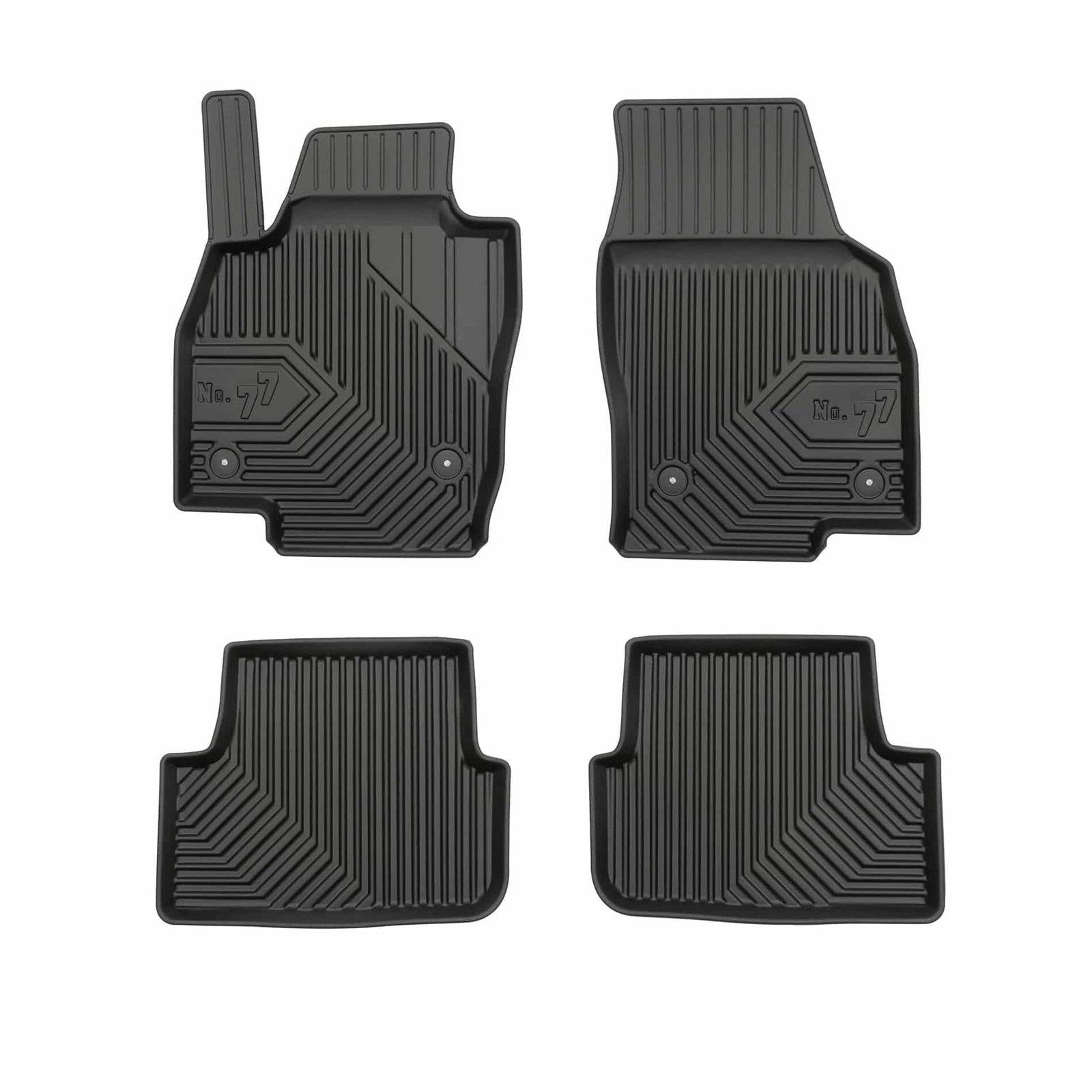 PACK 4 TAPETES BORRACHA NO.77 VOLKSWAGEN TAIGO 2020->