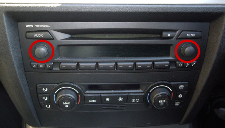 Botão Volume P/ Rádio BMW SÉRIE 1 3 E82 E88 E90 E91 E92 2004-2012 Modelo C - Image 2
