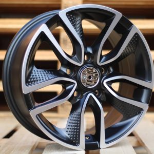 Jante RACIN 15x6,5 ET45 5x108 - Black Polished Half Matt