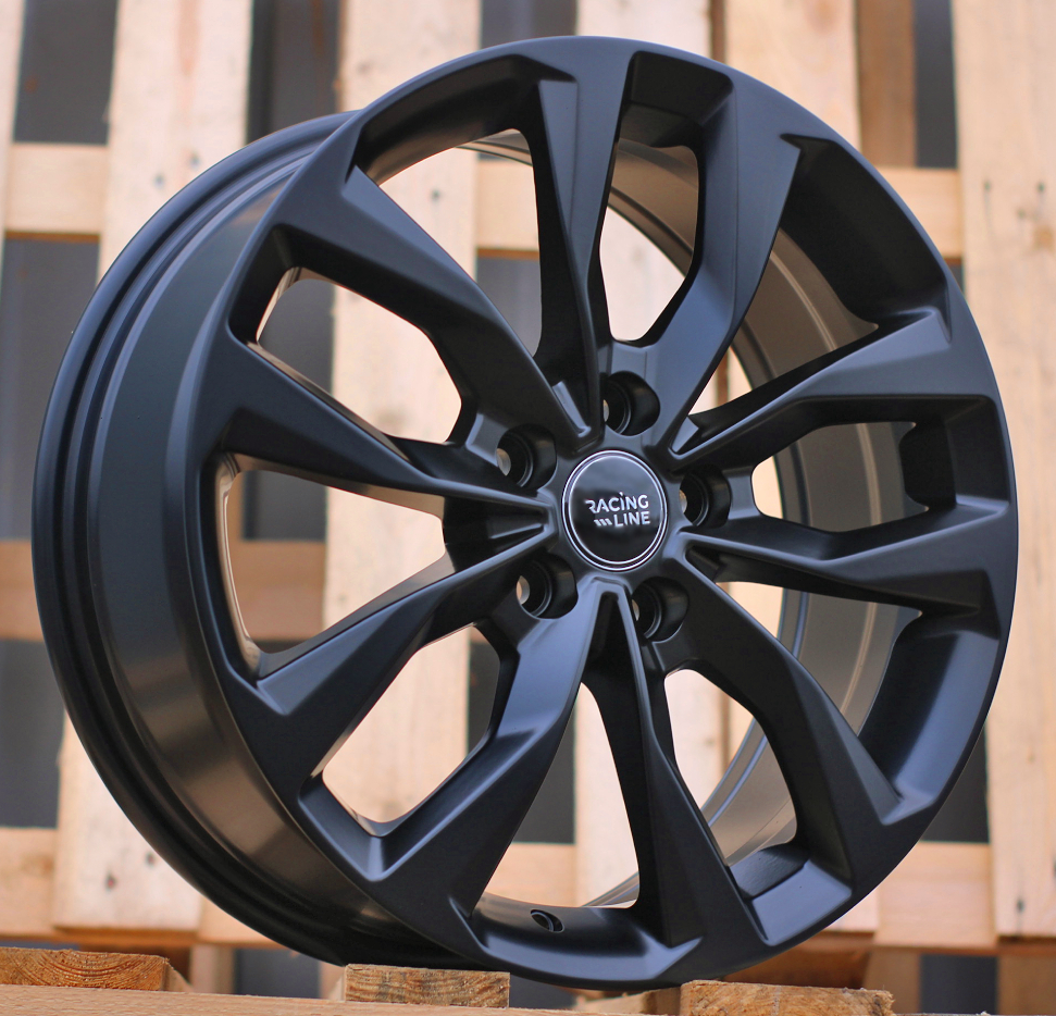 Jante RACIN 16x6,5 ET45 5x114,3 - Black Half Matt