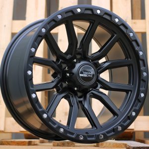 Jante 4X4 18x10 ET-18 6x139,7 - Black Half Matt